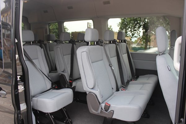 15 seater van rental near me